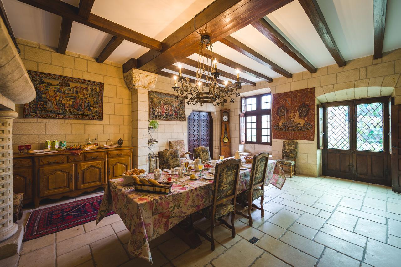 Bed and Breakfast Le Manoir de la Baldette à Gennes-Val-de-Loire Extérieur photo