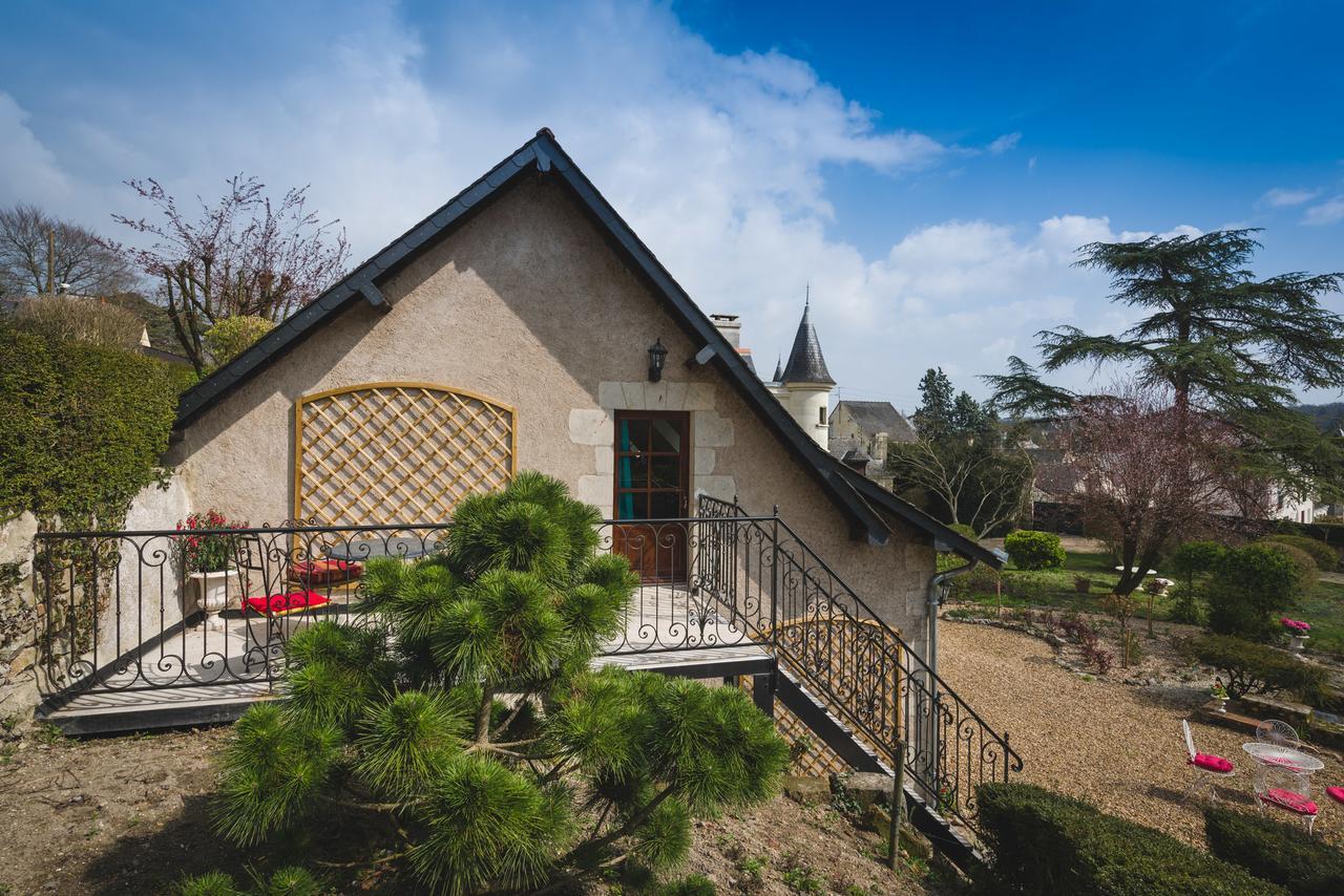 Bed and Breakfast Le Manoir de la Baldette à Gennes-Val-de-Loire Extérieur photo